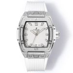 MS Factory Swiss Copy Hublot Spirit of Big Bang White Diamond Case Watch 